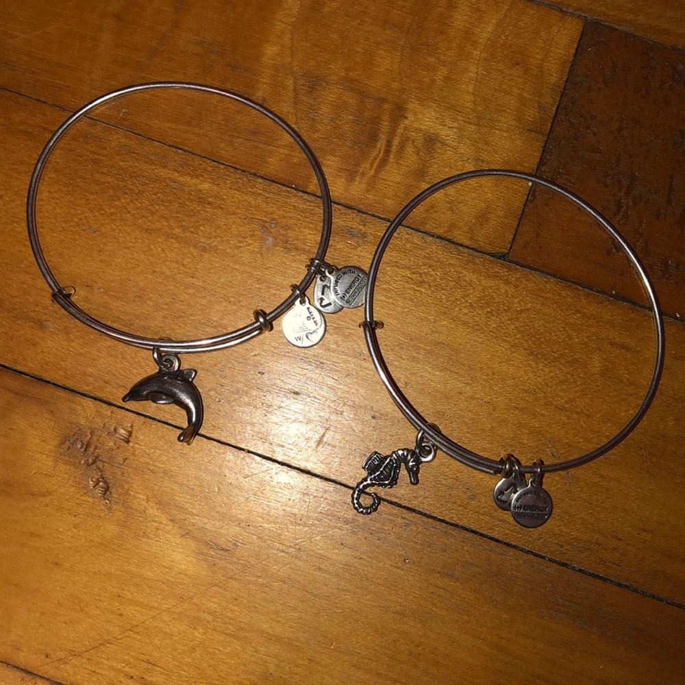 Set of Alex and Ani Bracelets